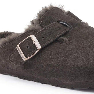 Boston Shearling Mocca Suede Leather Narrow