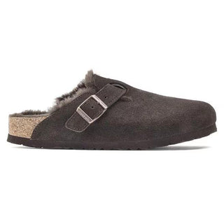 Boston Shearling Mocca Suede Leather Narrow