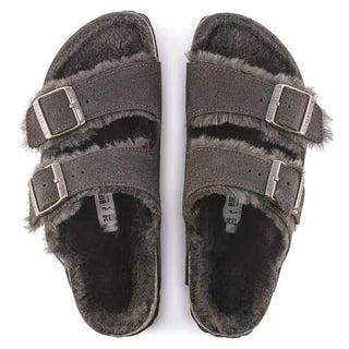 Arizona Shearling Mocca Suede Leather Regular