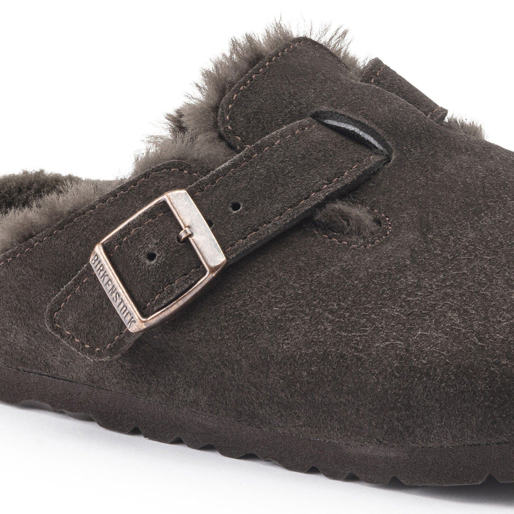 Boston Shearling Mocca Suede Leather Regular