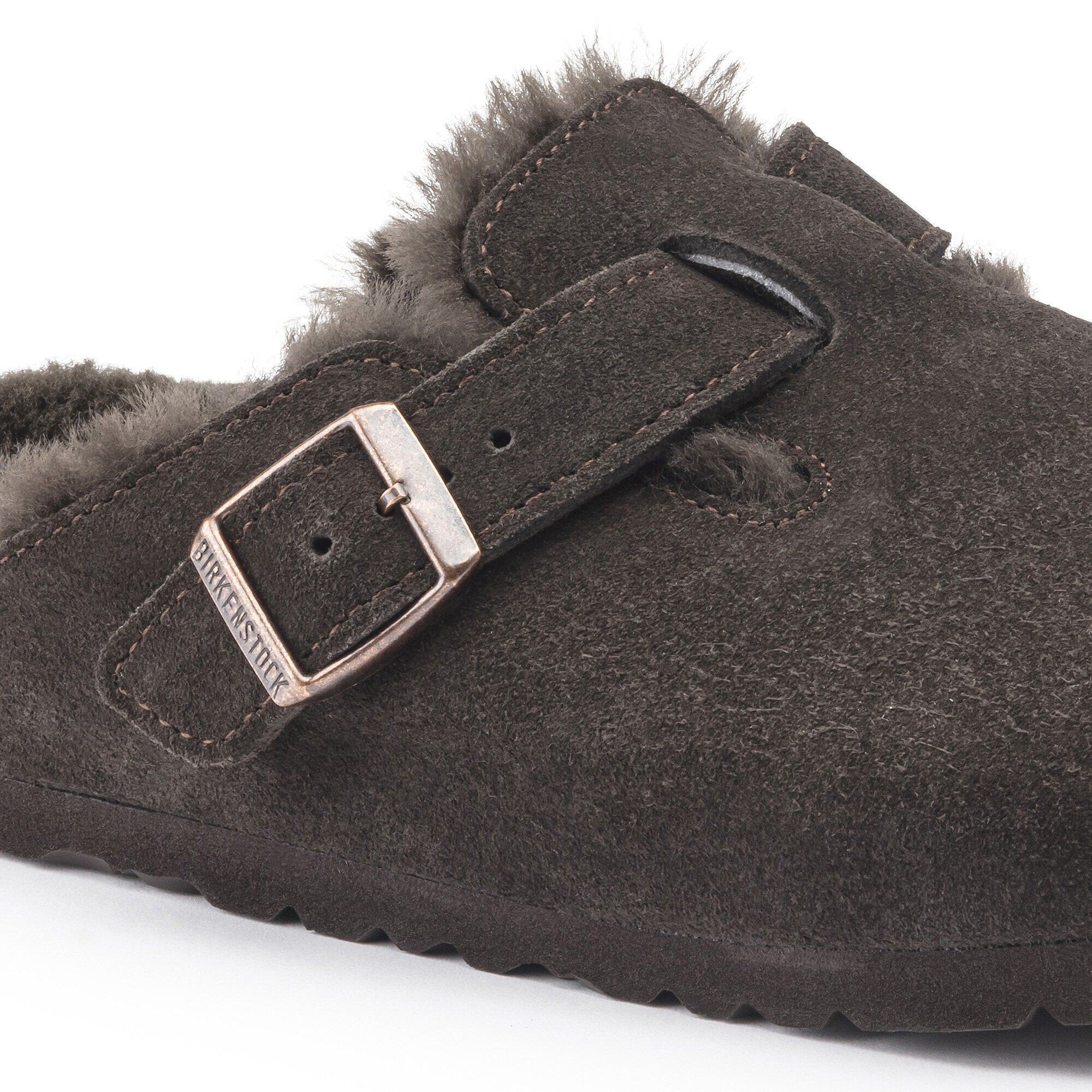 Boston Shearling Mocca Suede Leather Regular
