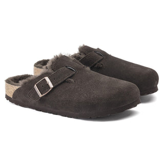 Boston Shearling Mocca Suede Leather Regular