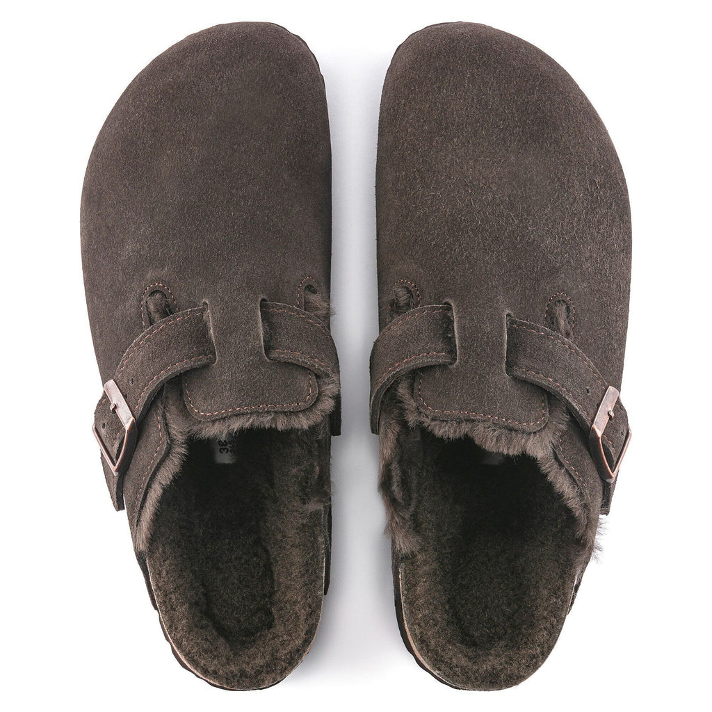 Boston Shearling Mocca Suede Leather Regular
