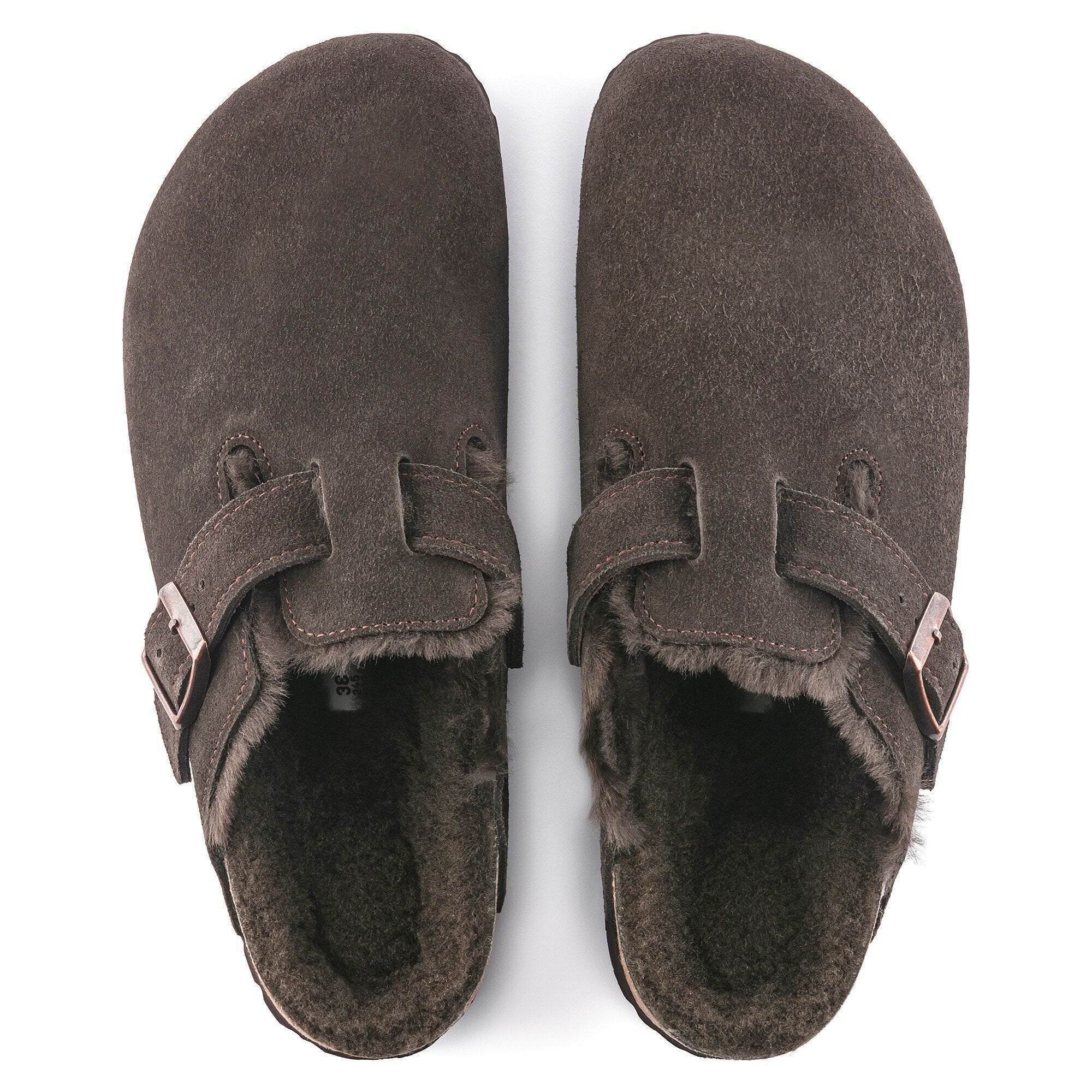 Boston Shearling Mocca Suede Leather Regular