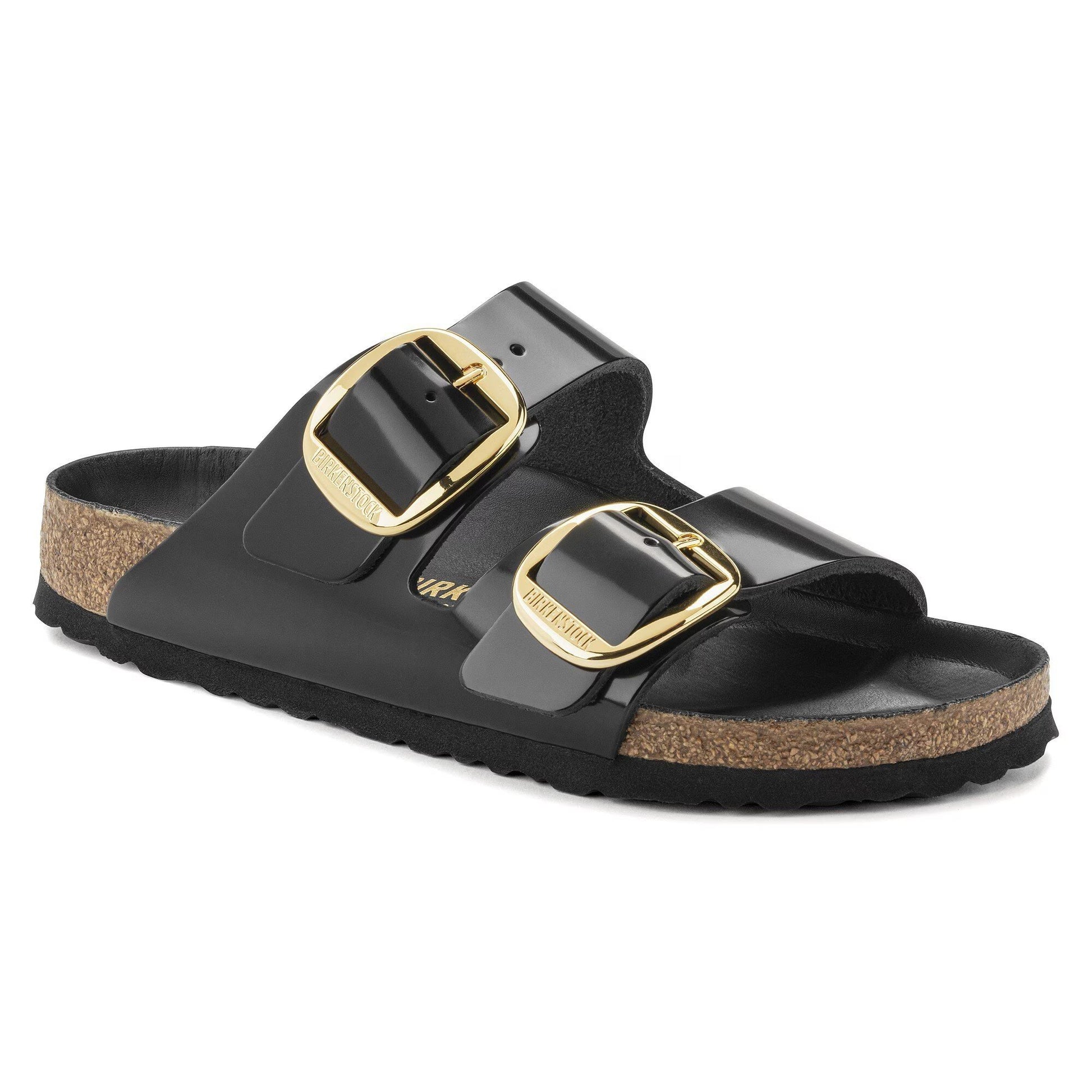 Arizona Big Buckle Natural Leather Patent Nappa Glamour