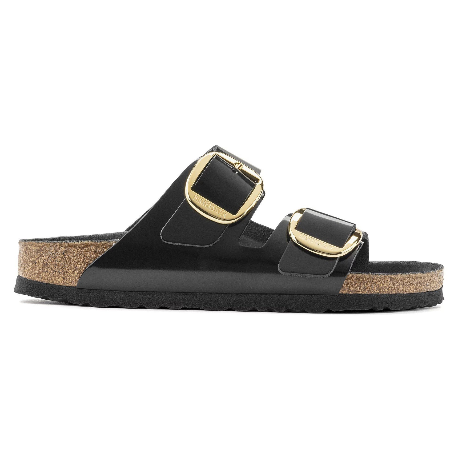 Arizona Big Buckle Natural Leather Patent Nappa Glamour