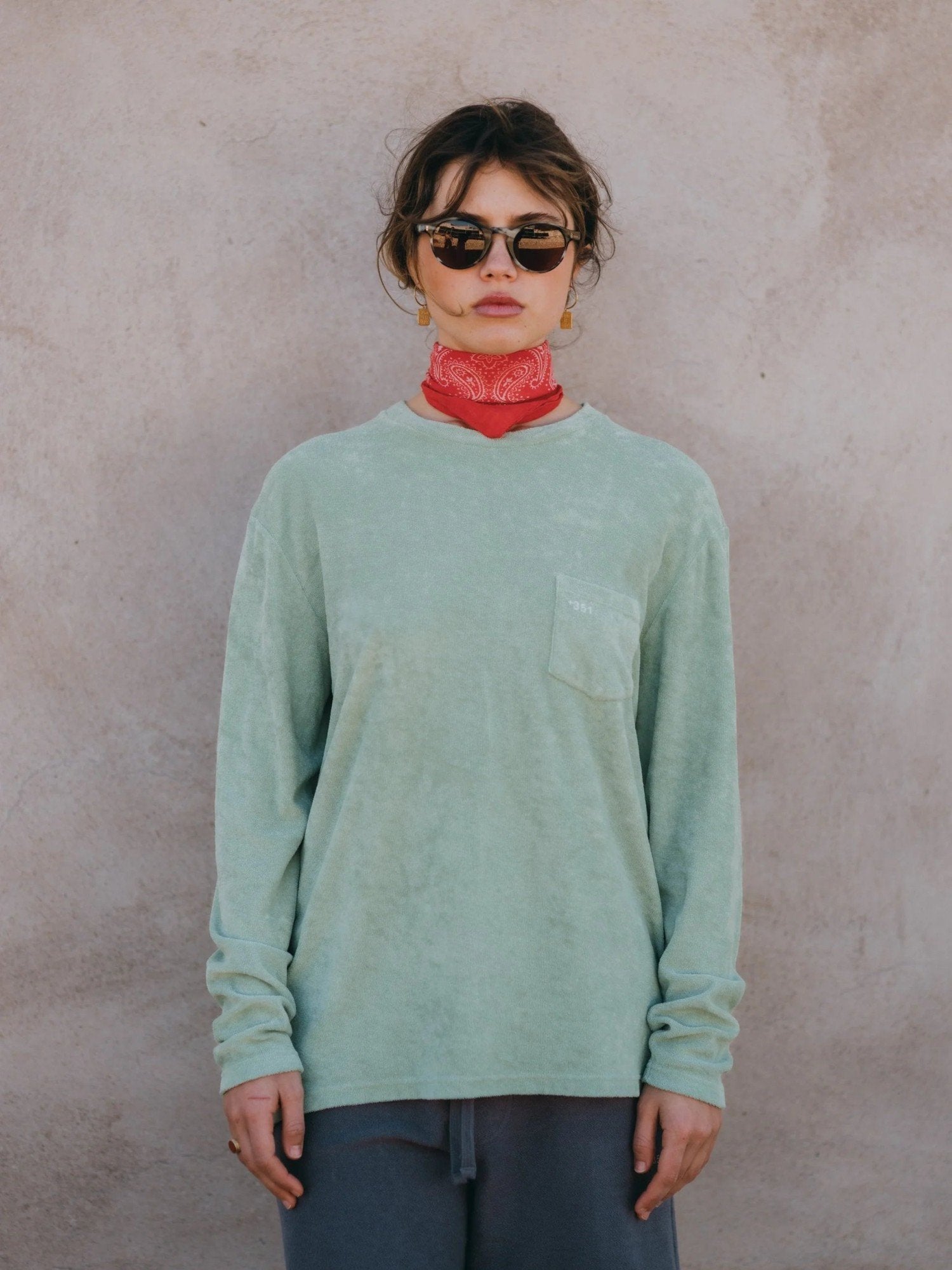 Terry Unisex Long-sleeved T-shirt  - +351