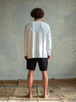 Unisex Long Sleeve Terry Cru - +351
