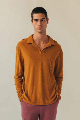 Unisex Polo Terry Long Sleeve - +351