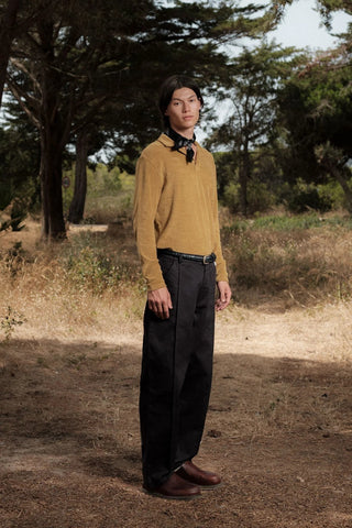 Unisex Polo Long-sleeved Terry