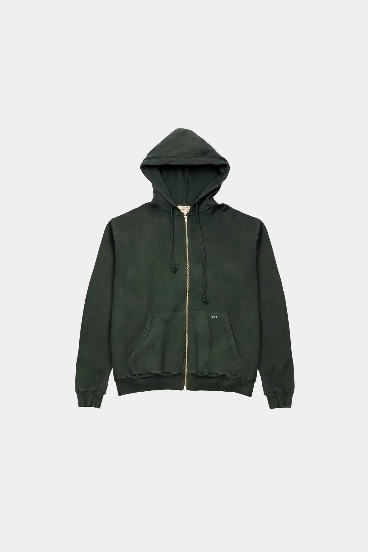 Hoodie with Zip Unisex - +351