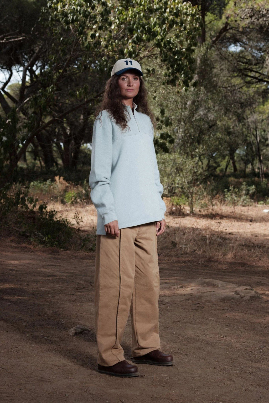 Sweatshirt Zip Collar Neck