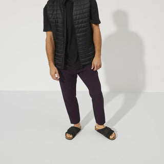 Kyoto Black Nubuck Leather Suede