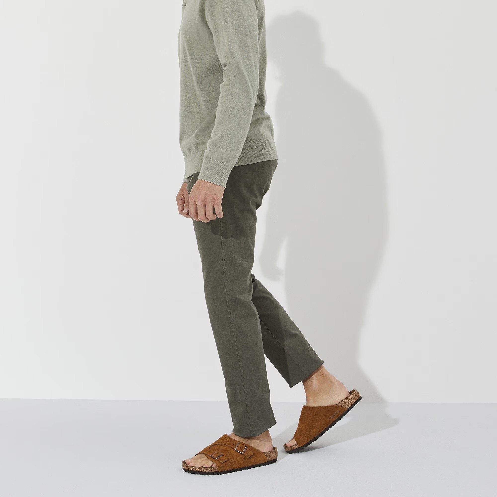 Zürich Mink Suede Leather Narrow