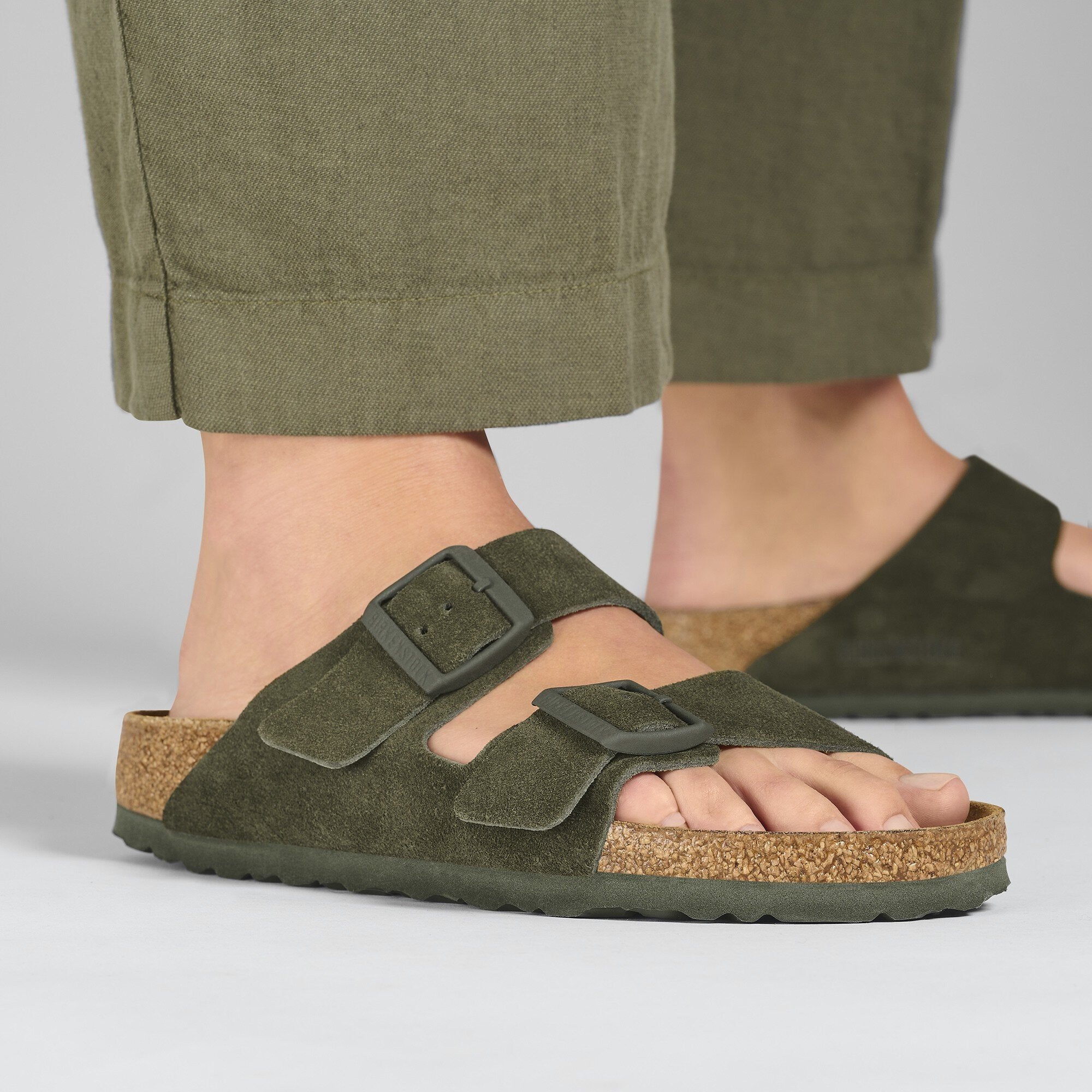 Arizona Thyme Suede Leather Regular