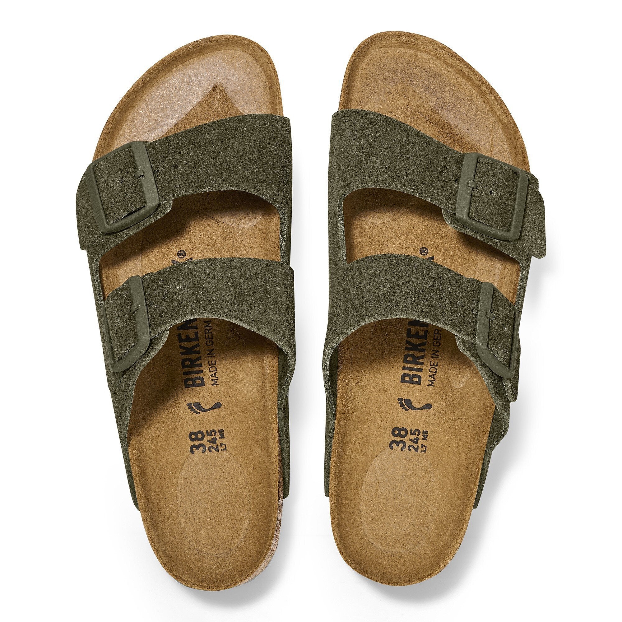 Arizona Thyme Suede Leather Narrow