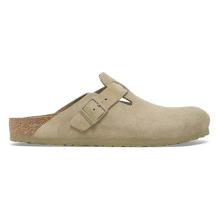 Boston Faded Khaki Suede Leather Narrow - Birkenstock