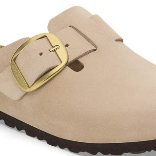 Boston Big Buckle Sandcastle Nubuk Leather Narrow