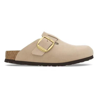 Boston Big Buckle Sandcastle Nubuk Leather Narrow