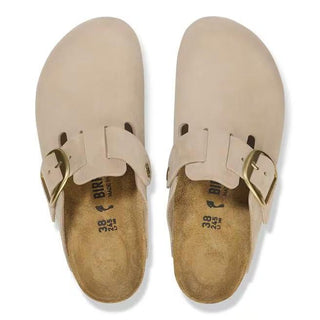 Boston Big Buckle Sandcastle Nubuk Leather Narrow