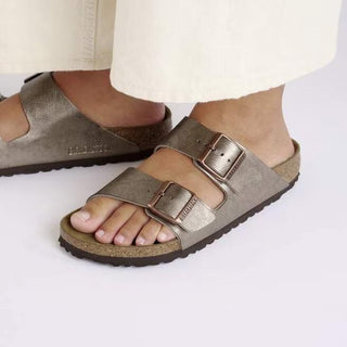 Arizona Graceful Taupe Birko-Flor Narrow