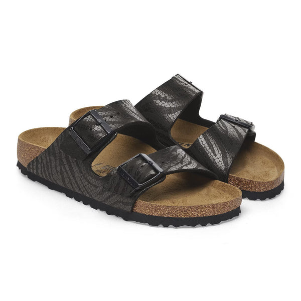 Arizona BS Zebra Black Synthetik Narrow - Birkenstock