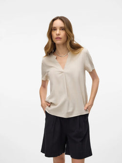 Mymilo V-Neck Blouse - Vero Moda