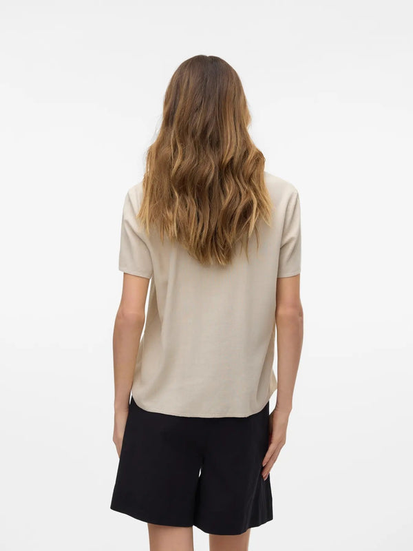 Mymilo V-Neck Blouse - Vero Moda