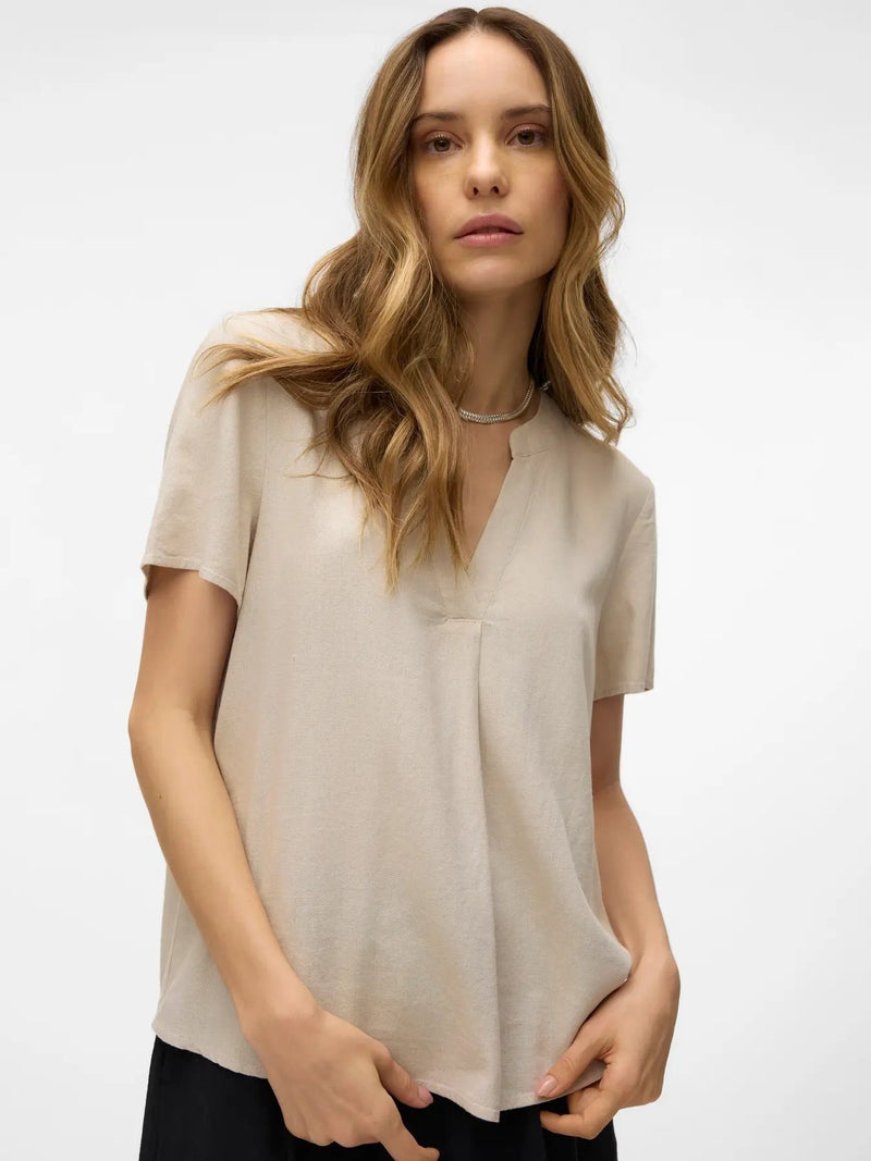 Mymilo V-Neck Blouse - Vero Moda