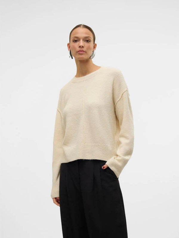 Esti O-Neck Sweatshirt - Vero Moda