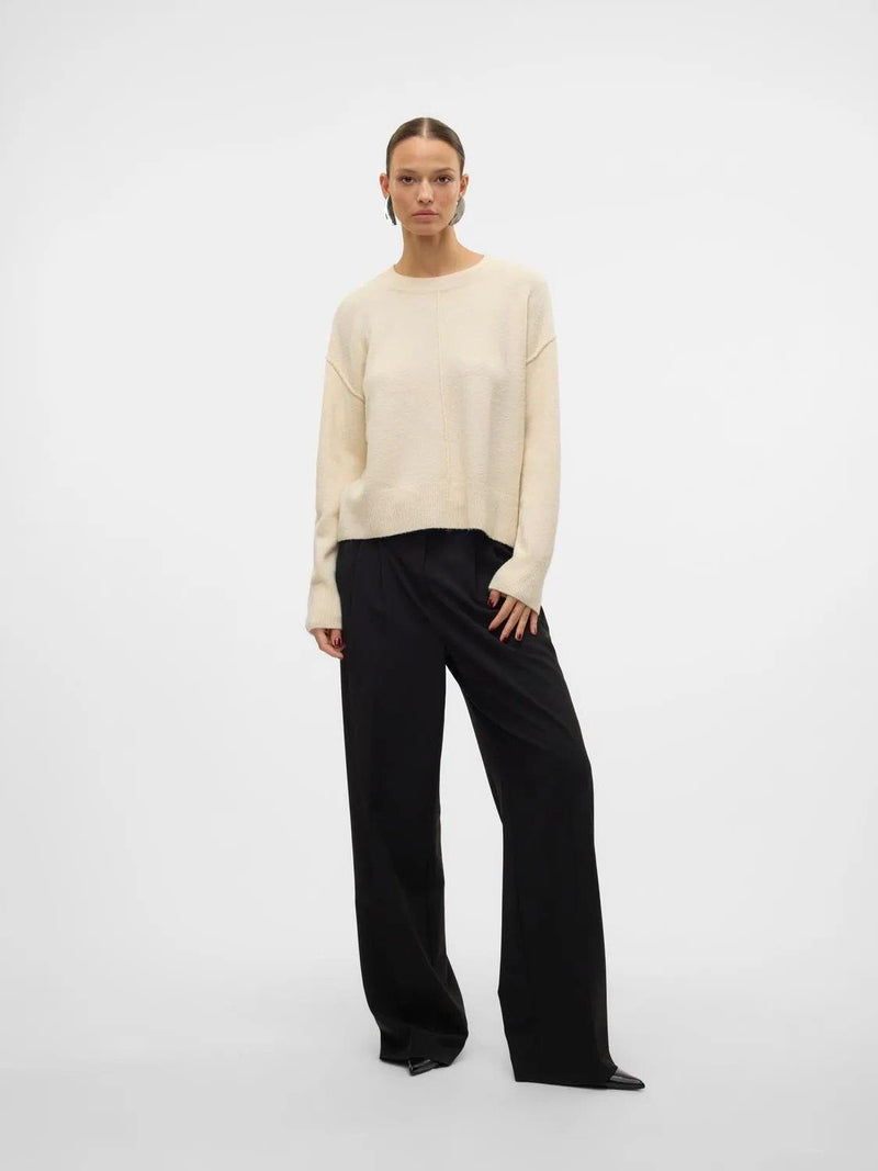 Esti O-Neck Sweatshirt - Vero Moda