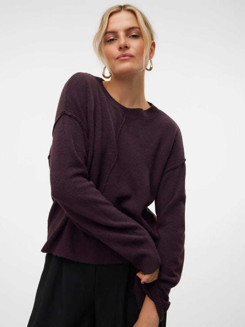 Esti O-Neck Sweatshirt - Vero Moda