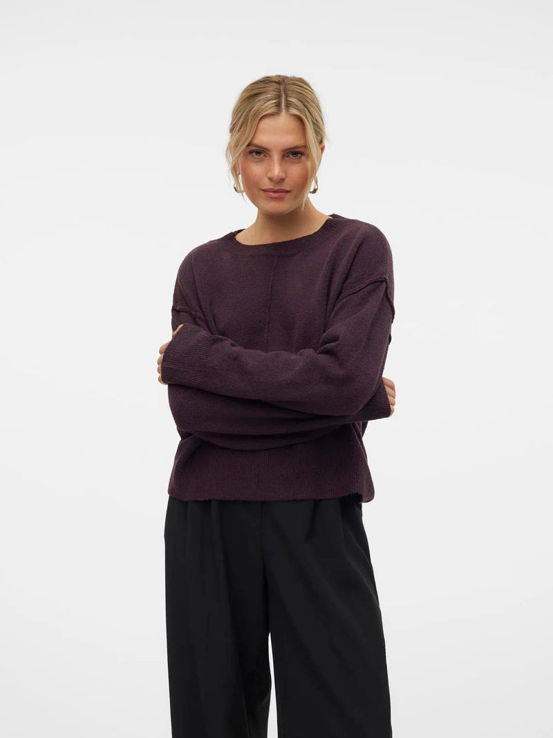 Esti O-Neck Sweatshirt - Vero Moda