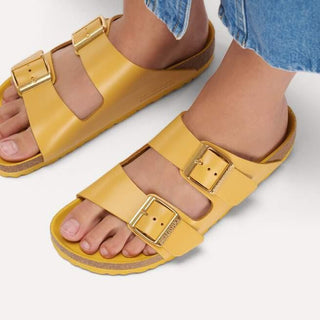 Arizona New Dressy Ochre Natural Leather Narrow