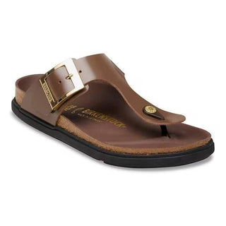 Gizeh Droplet Buckle  High-Shine Carafe Natural Leather Patent
