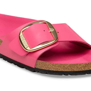 Madrid Big Buckle High-Shine Fuchsia Tulip Natural Leather Patent