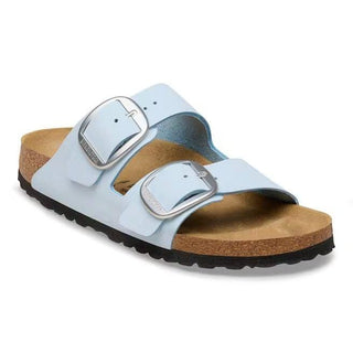 Arizona Big Buckle Baby Blue Nubuk Leather Narrow