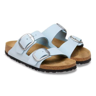 Arizona Big Buckle Baby Blue Nubuk Leather Narrow