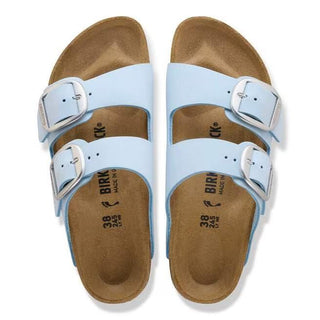 Arizona Big Buckle Baby Blue Nubuk Leather Narrow
