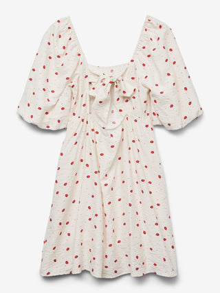 Odette Volume Sleeves Short Dress - Vero Moda