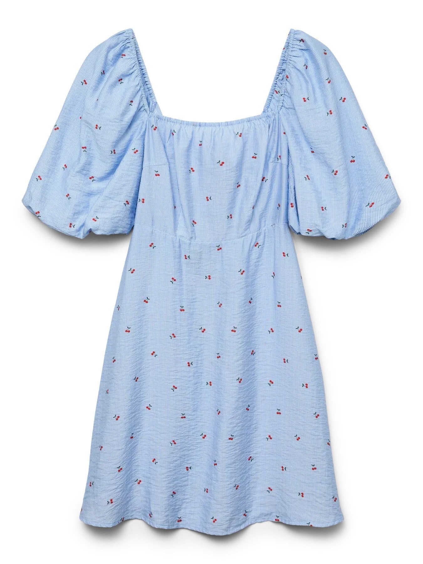 Odette Volume Sleeves Short Dress - Vero Moda