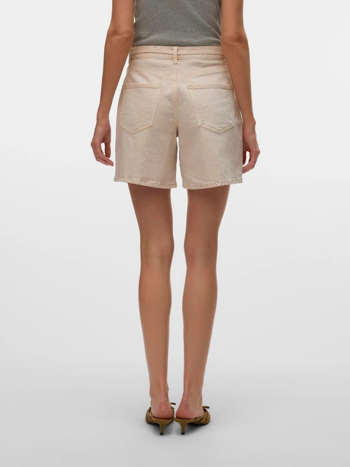 Edea Belted Denim Shorts - Vero Moda