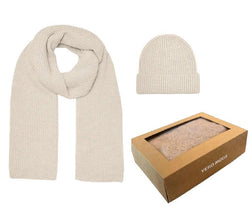 Geschenkbox mit Gila Rib-Beanie und Schal - Vero Moda