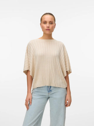 Bluse mit Rundhalsausschnitt