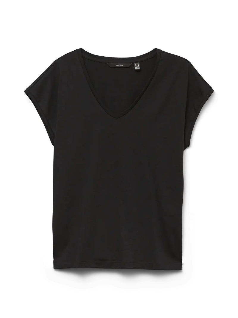 Luna V-Neck Tee - Vero Moda