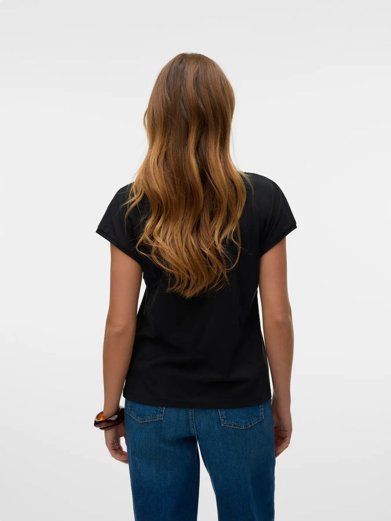 Luna V-Neck Tee - Vero Moda