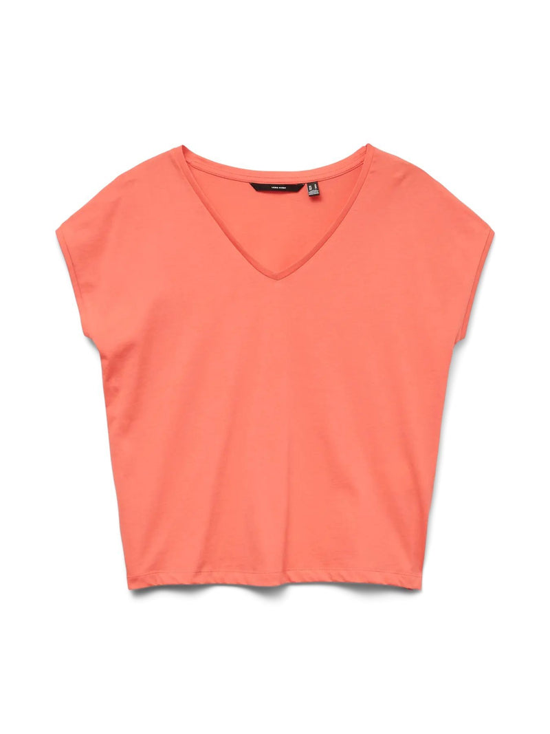 Luna V-Neck Tee - Vero Moda