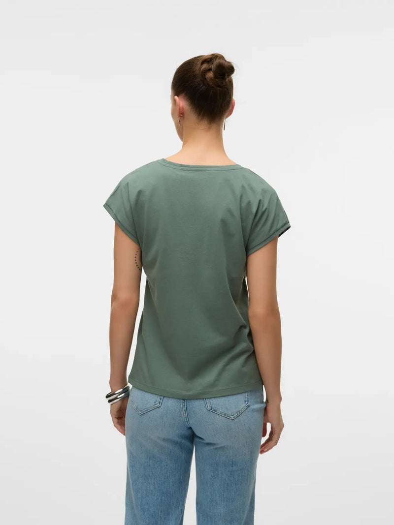 Luna V-Neck Tee - Vero Moda