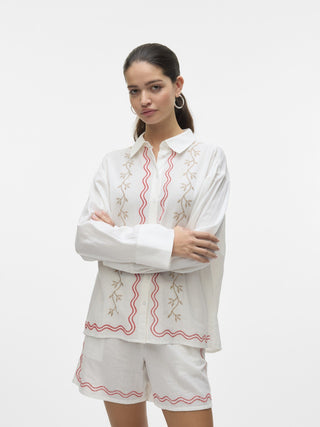 Dicthe Embroidered Shirt - Vero Moda