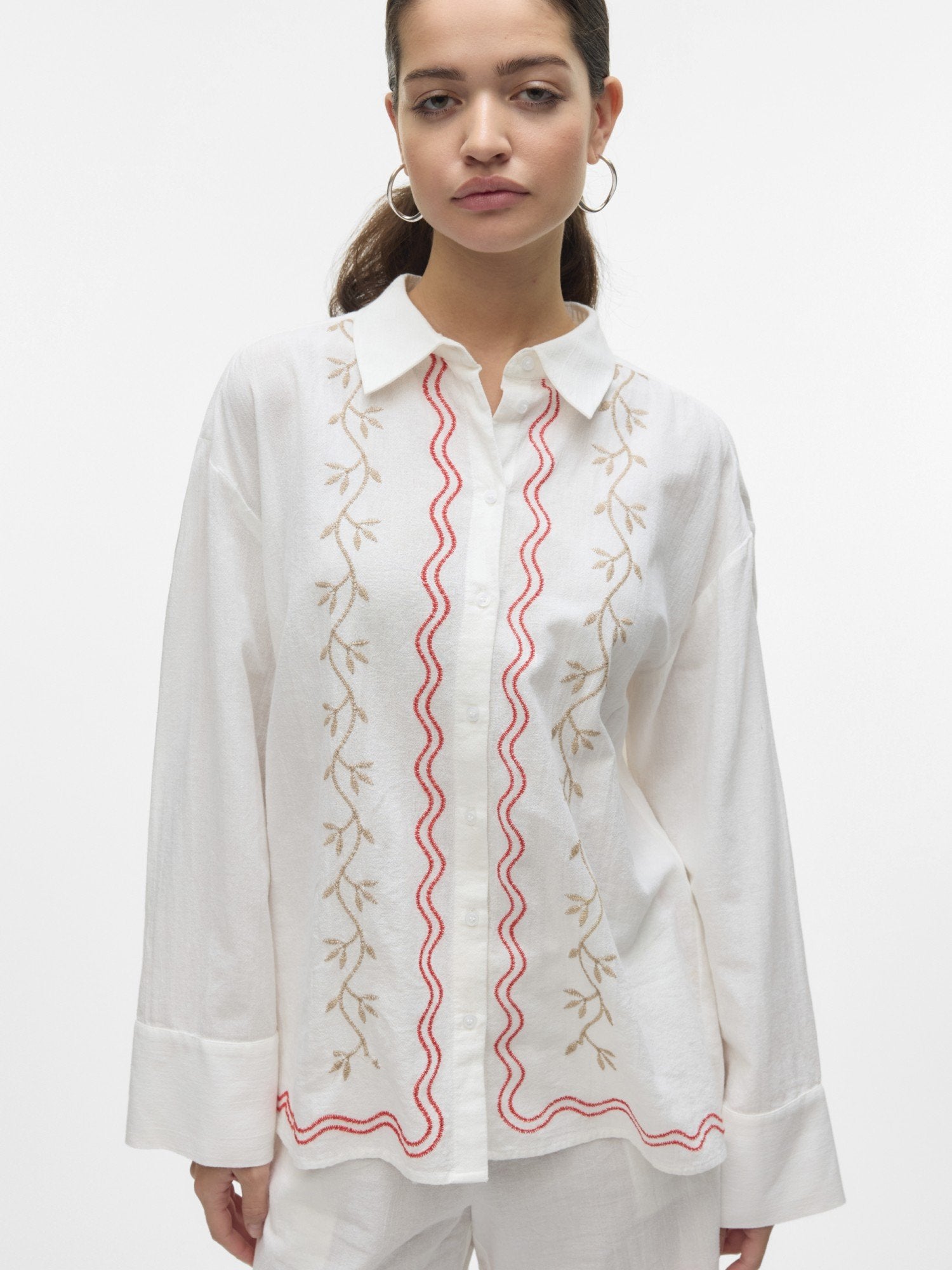 Dicthe Embroidered Shirt - Vero Moda